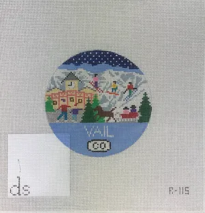* Doolittle Stitchery R-115 Vail Round
