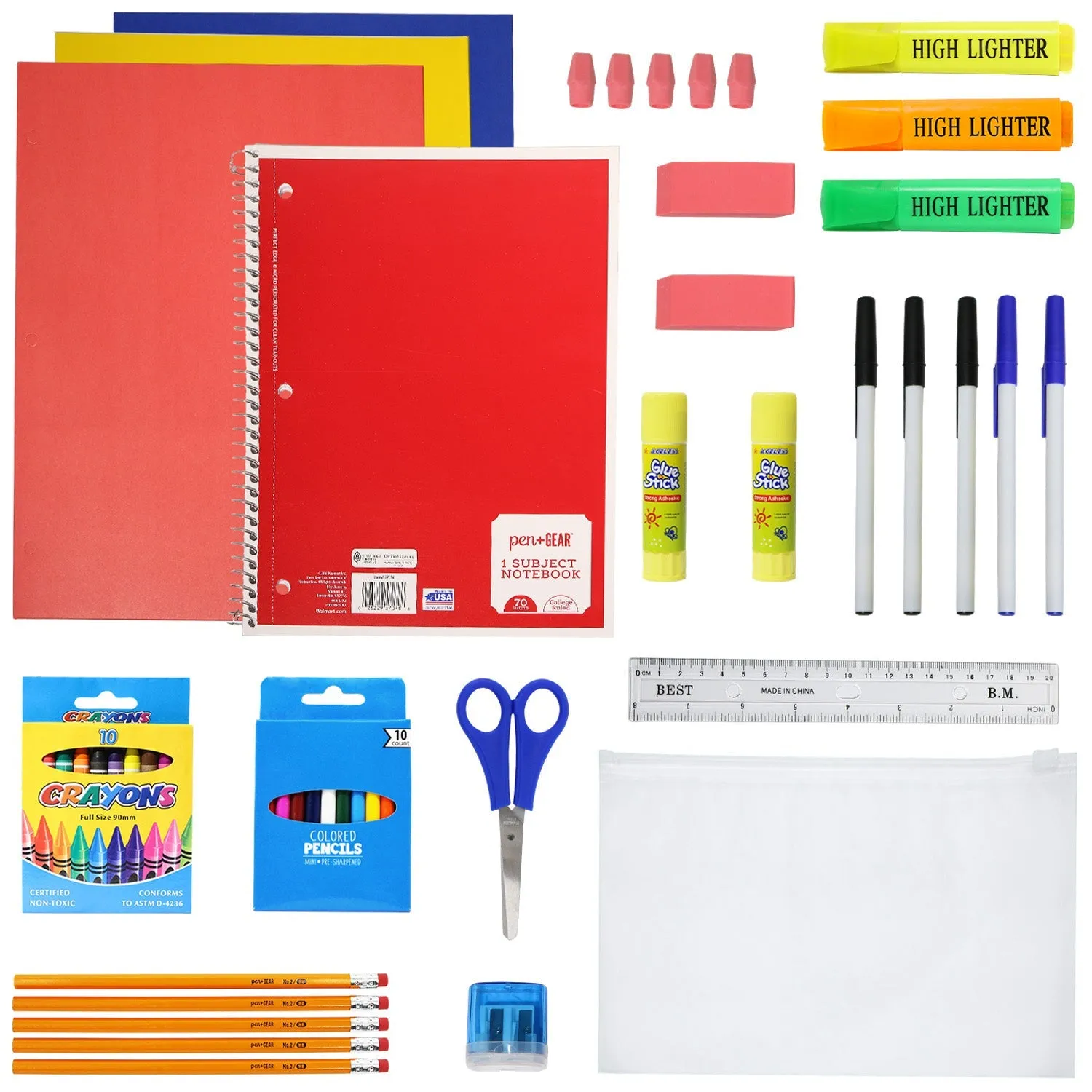 12 Wholesale 17" Diamond Patch Backpacks 12 Bulk School Supply Kits
