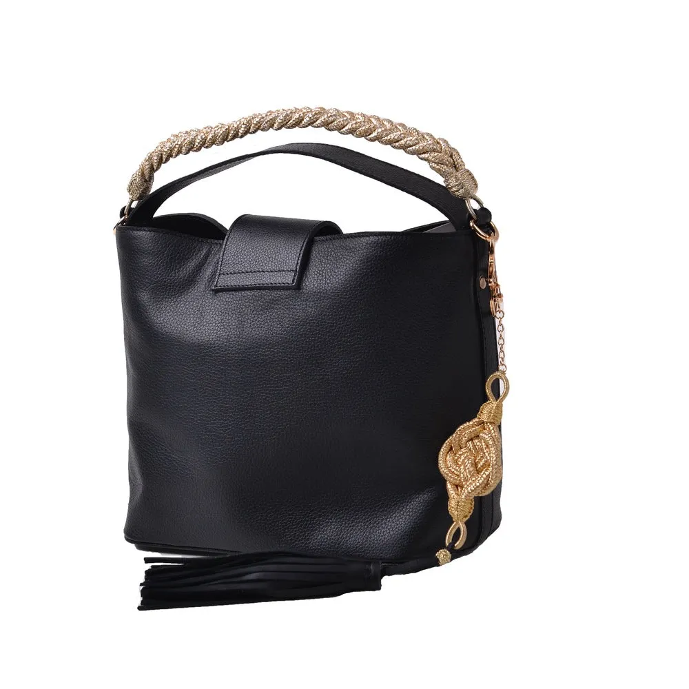 1922 Farah Bucket Bag - Black