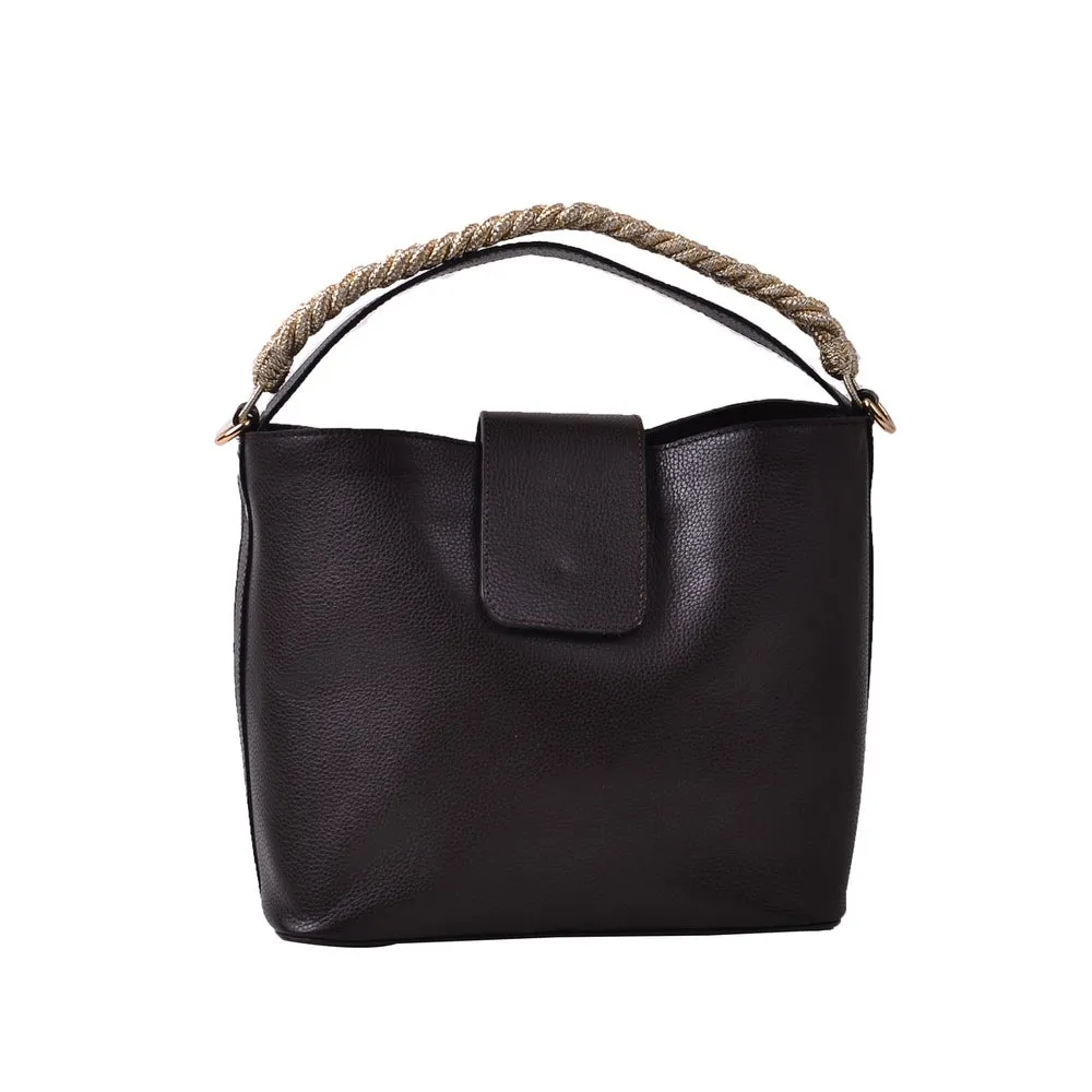 1923 Farah Bucket Bag -  Chocolate Brown