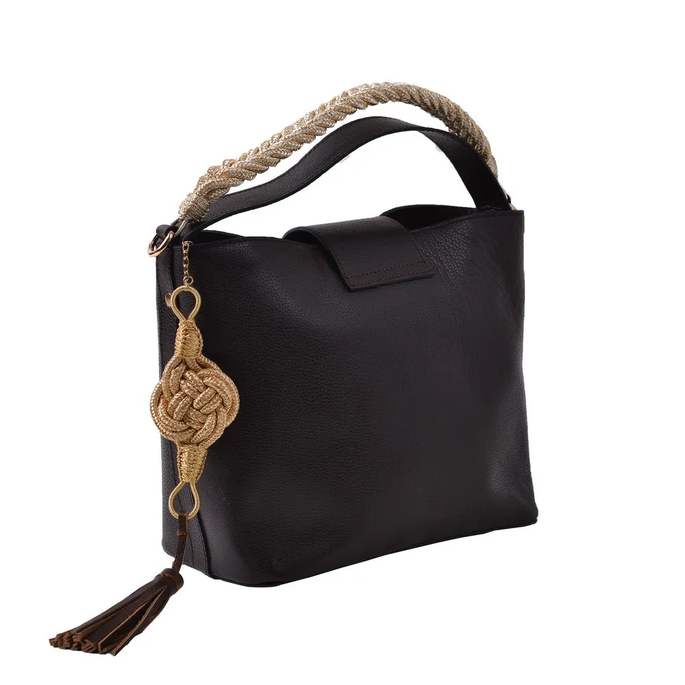 1923 Farah Bucket Bag -  Chocolate Brown