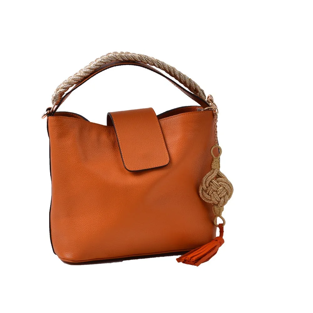 1926 Farah Bucket Bag - Orange