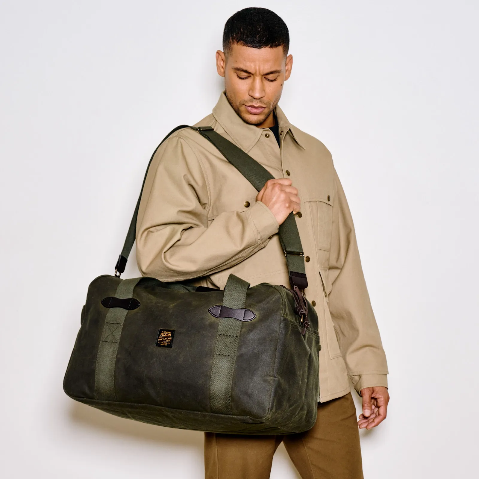 20263595 Filson Medium Tin Cloth Duffle Bag