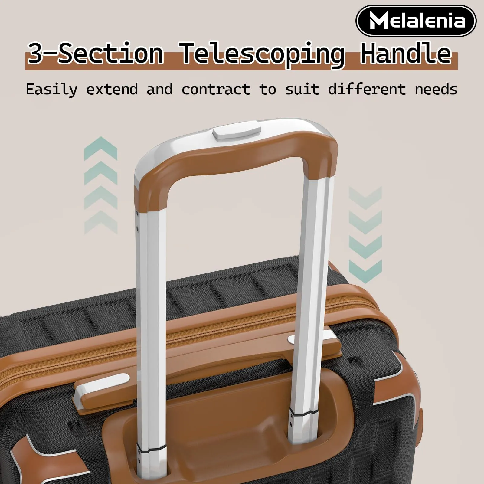 7 Piece Lightweight HardShell Carry on Luggage Sets with Spinner Wheels and TSA Lock