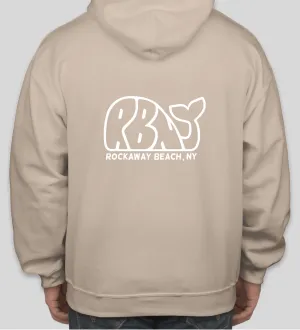 Adult RBNY Whale Logo Pullover Hoodie Sand