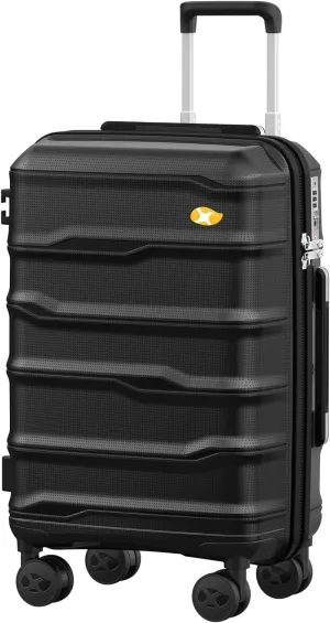 Airline Approved Lightweight Hard Shell Carry On Luggage with TSA Lock, 20 Inch