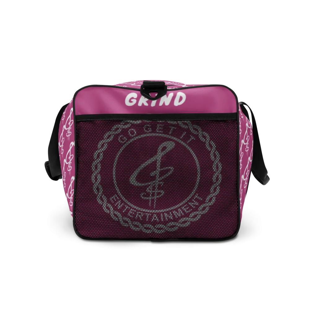 All-Over Print Fuchsia Duffle