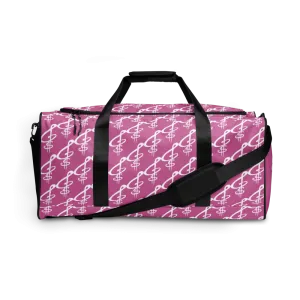 All-Over Print Fuchsia Duffle