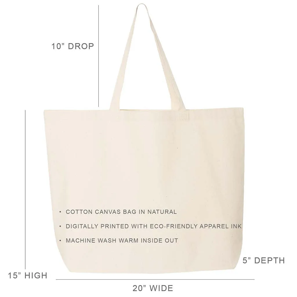 Alpha Omicron Pi Stylized Sorority Greek Letters Printed Canvas Bag