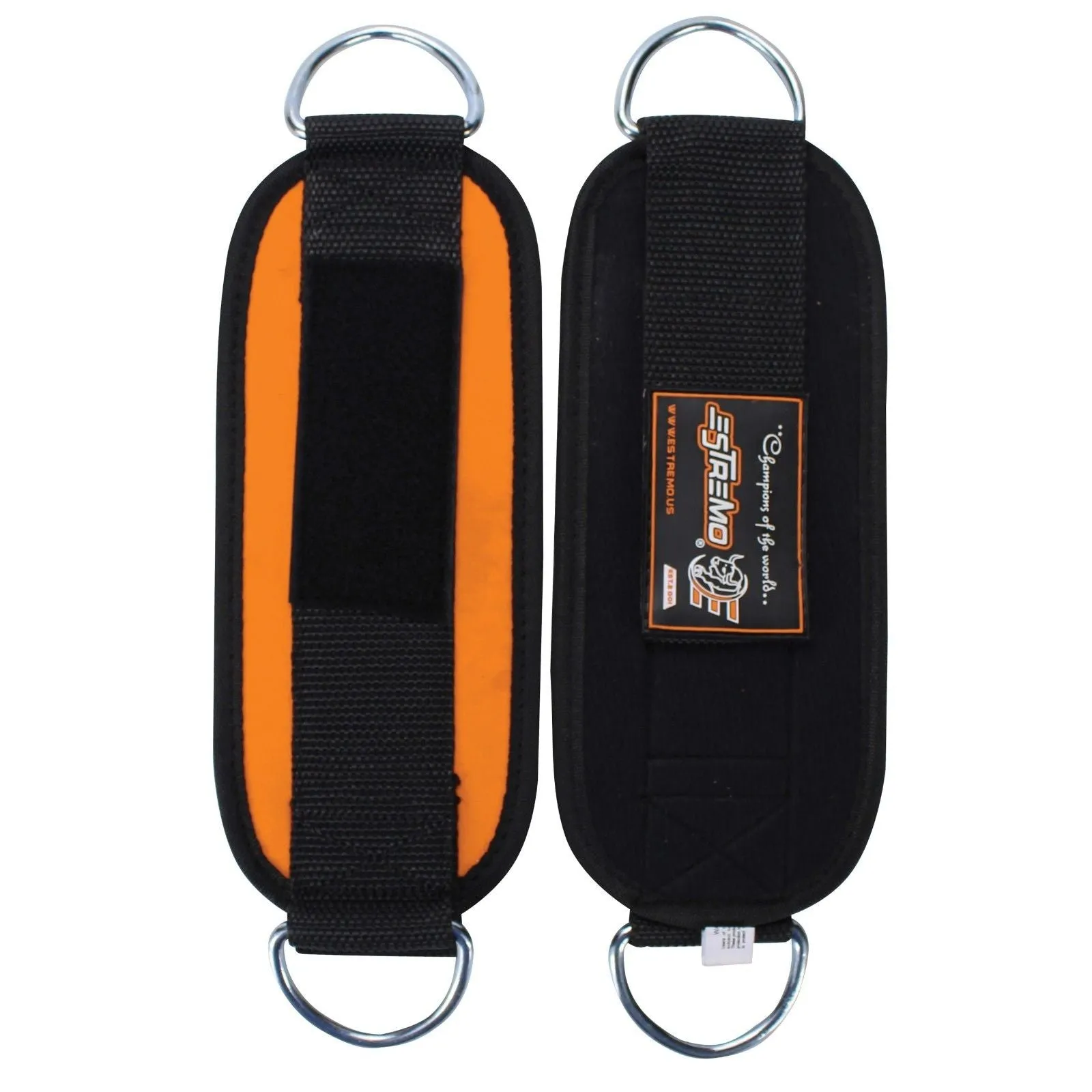 Ankle Straps for Cable Machine - Red