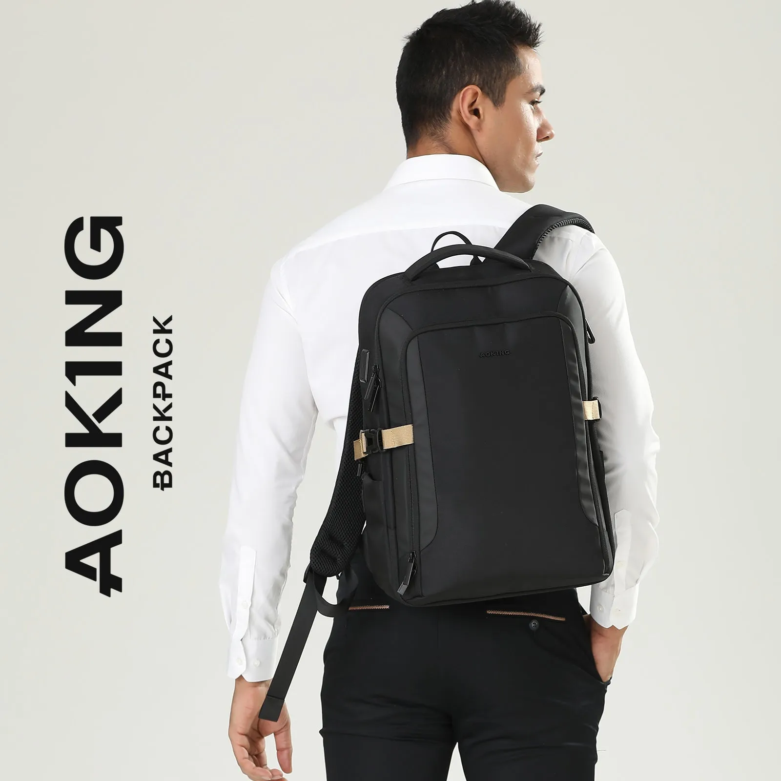 Aoking 15.6''Backpack Fashion Business Laptop Backpack SN4045
