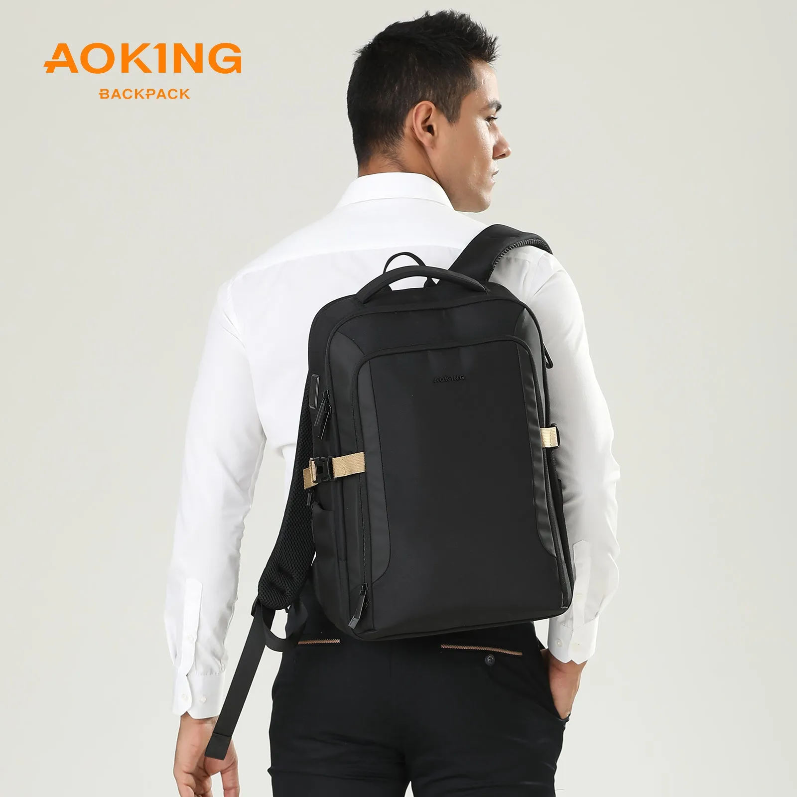 Aoking 15.6''Backpack Fashion Business Laptop Backpack SN4045