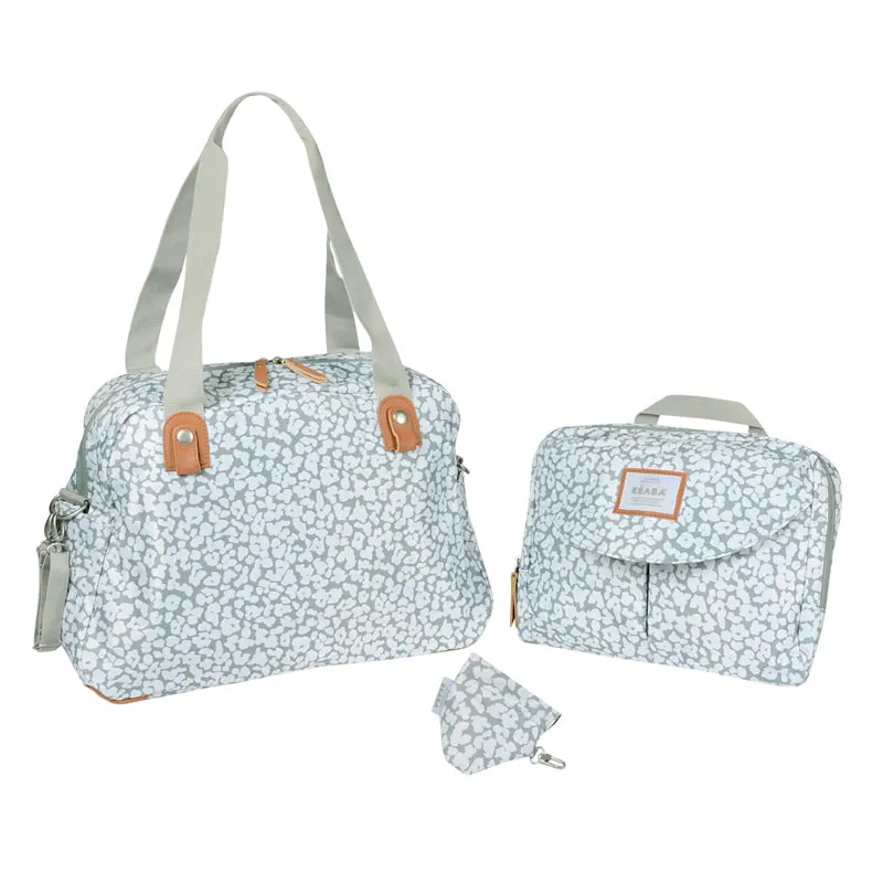 Béaba Geneva II Changing Bag Grey Blossom