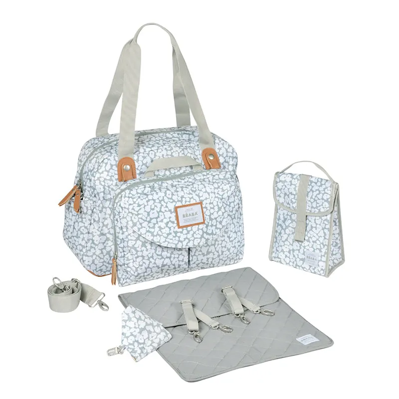 Béaba Geneva II Changing Bag Grey Blossom