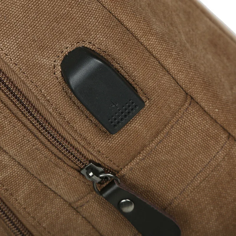 Backpack USB Charging & Anti-Theft <br> Canvas
