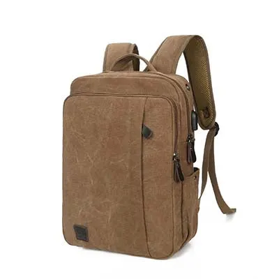 Backpack USB Charging & Anti-Theft <br> Canvas