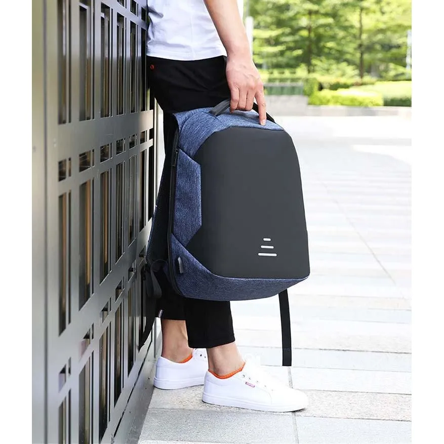 Backpack USB Charging & Anti-Theft<br>Vegan Leather
