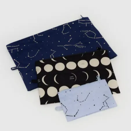 Baggu Go Pouch Set - Night Sky