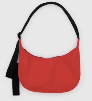 Baggu Medium Nylon Crescent Bag - Candy Apple