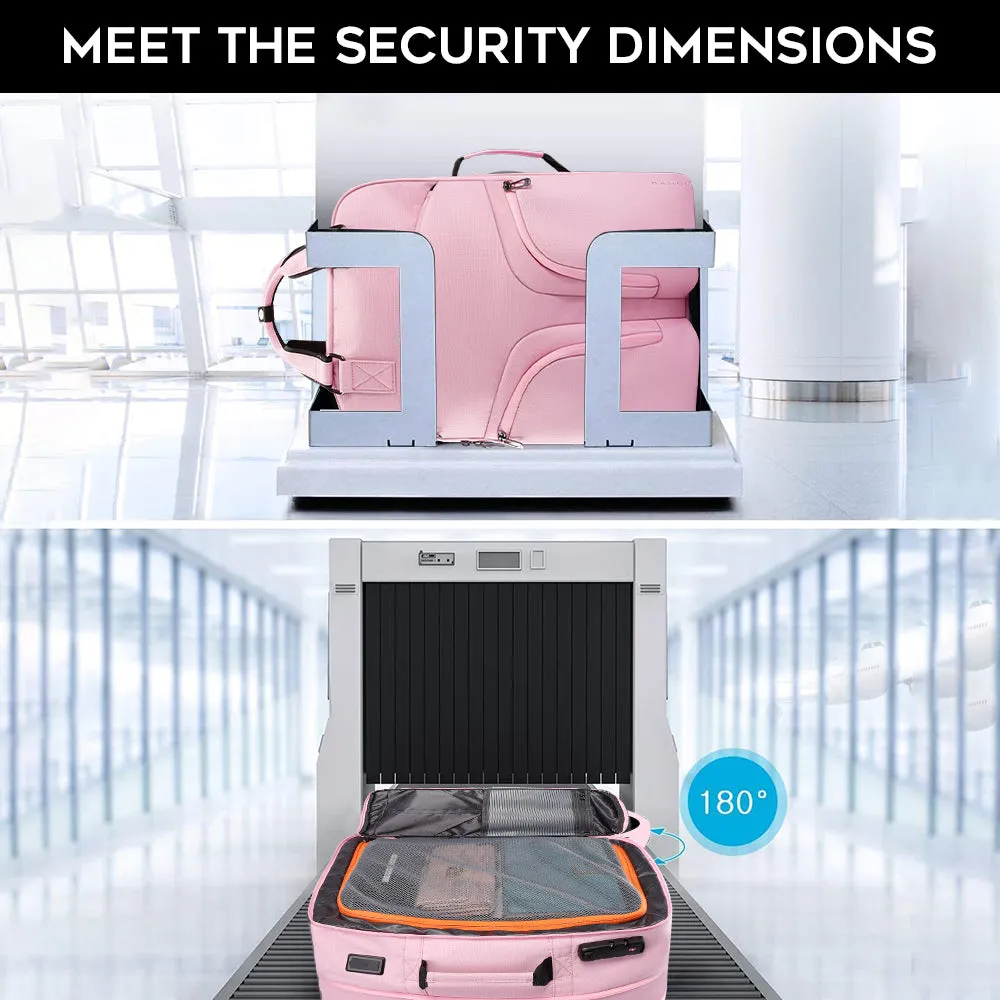 BANGE 35L Large Travel Backpack for Women,TSA Anti Theft 17.3" Laptop Backpack for Nurses Teacher School Bookbag