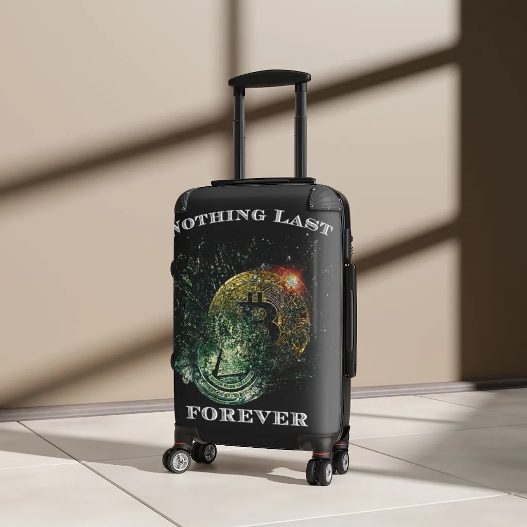Bitcoin Crashing Dollar Cabin Suitcase