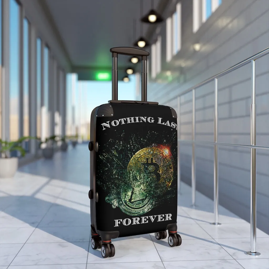 Bitcoin Crashing Dollar Cabin Suitcase