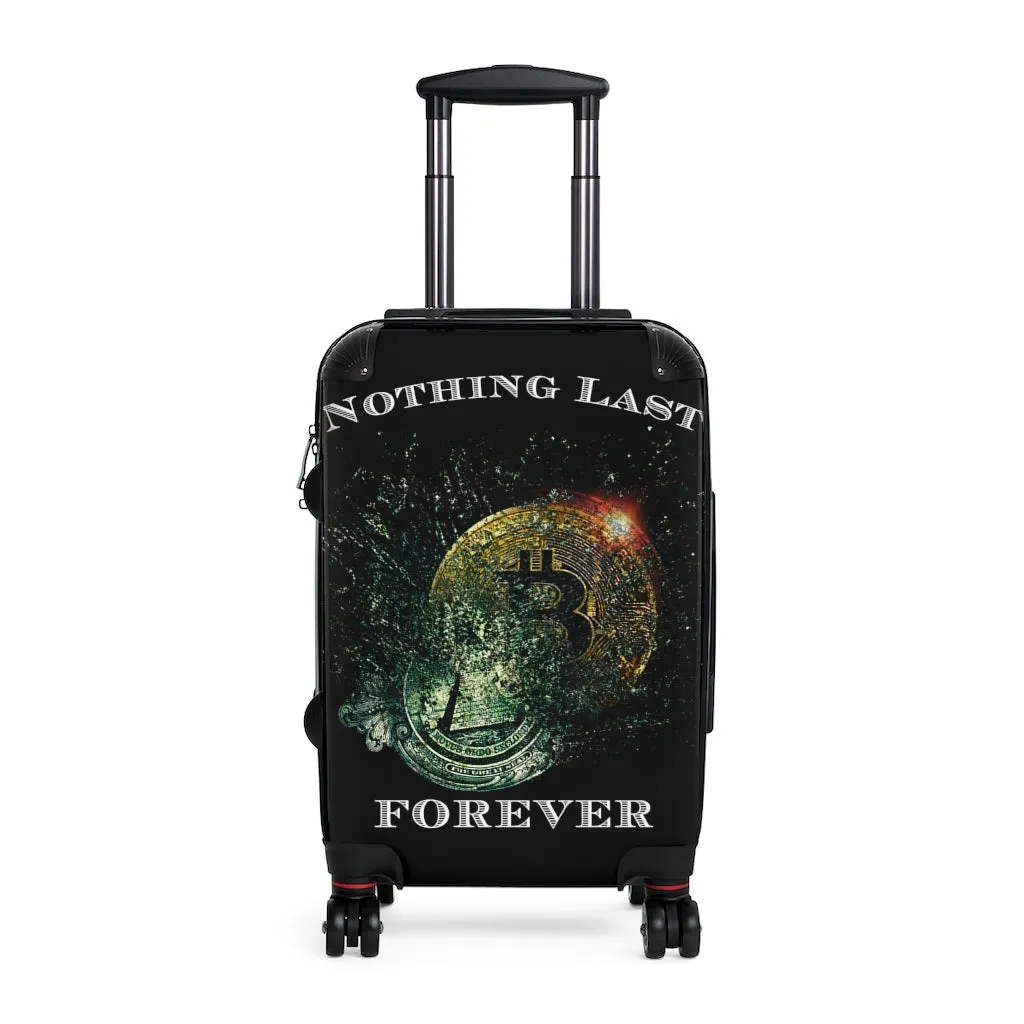 Bitcoin Crashing Dollar Cabin Suitcase