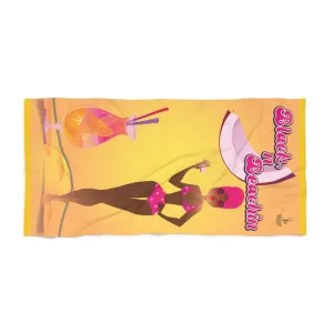 Black N Beachin - Beach Towel