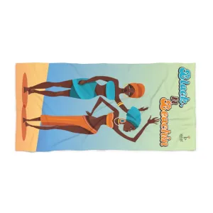 Black on the Beach - Beach Towel