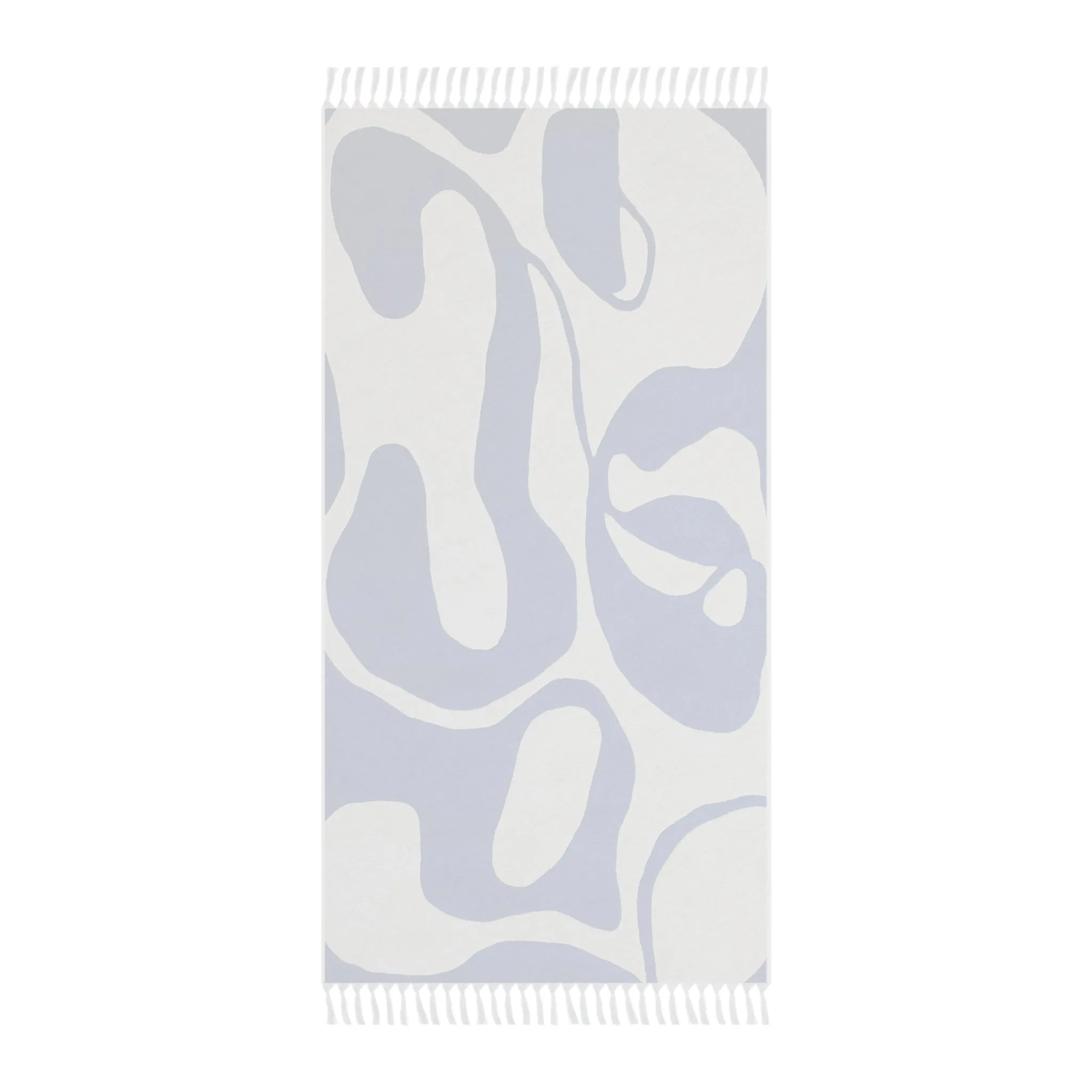 Blue Flow Abstract Beach Towel
