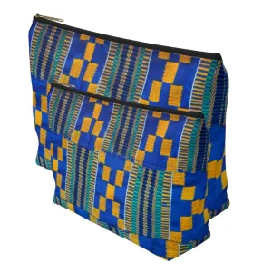Blue Kente Pouch Set