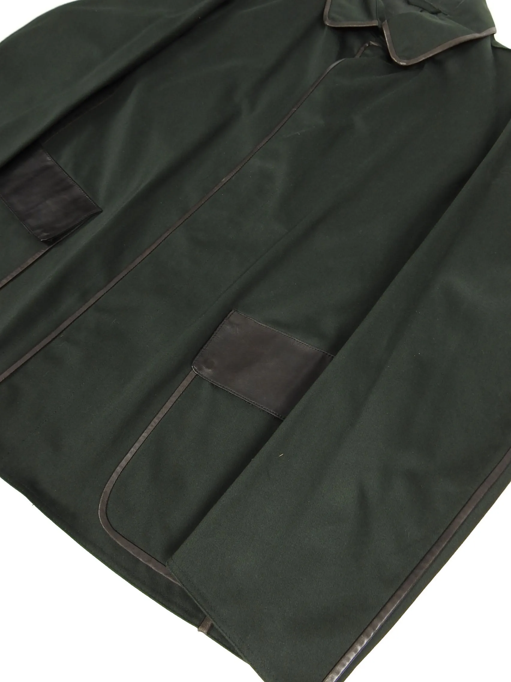 Bottega Veneta Leather Trimmed Jacket Size 50