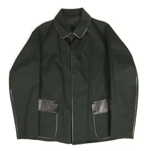 Bottega Veneta Leather Trimmed Jacket Size 50