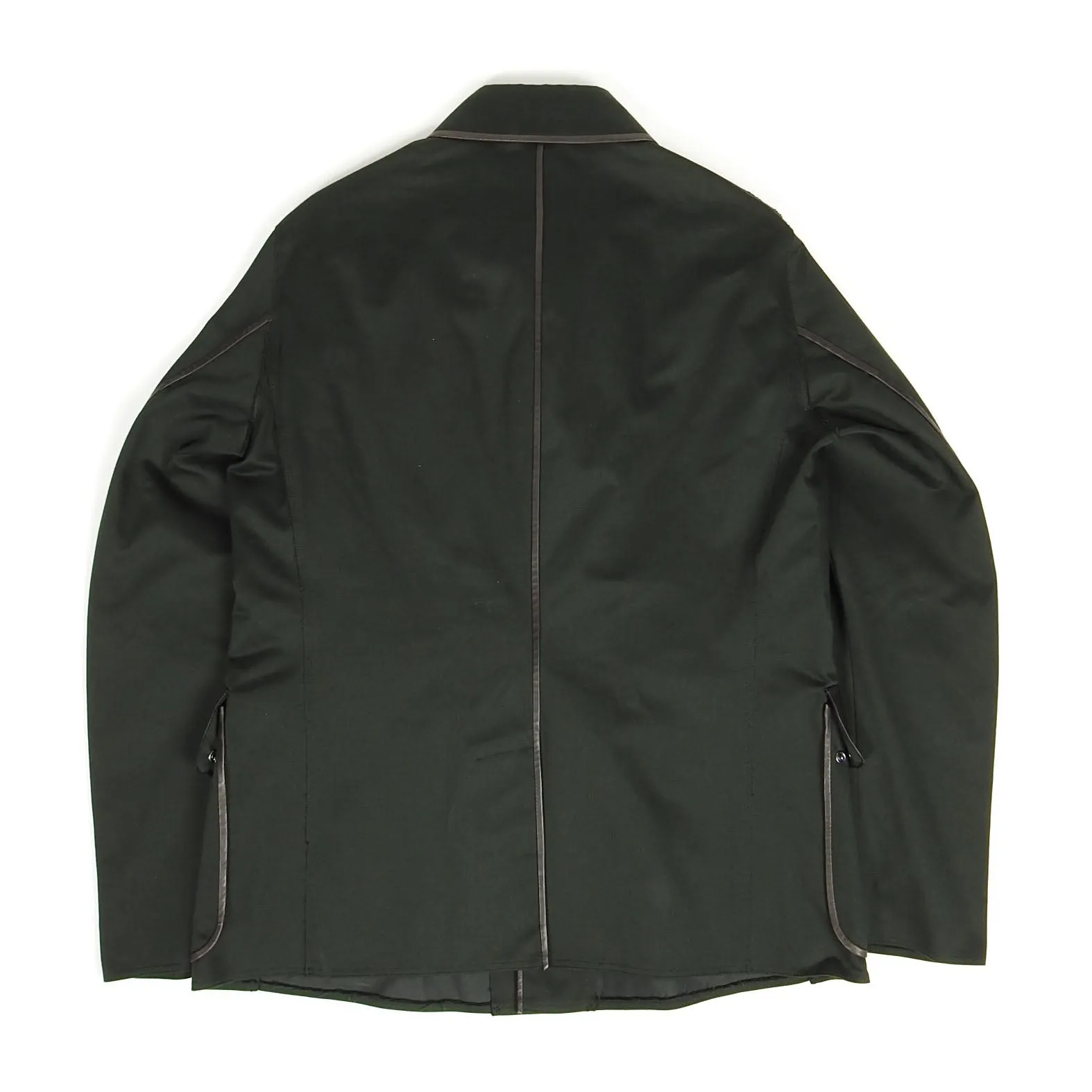 Bottega Veneta Leather Trimmed Jacket Size 50
