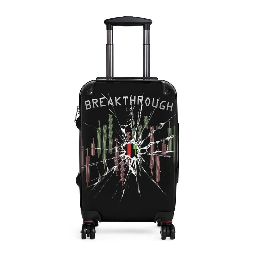 Breakthrough Candlesticks Broken Glass Cabin Suitcase