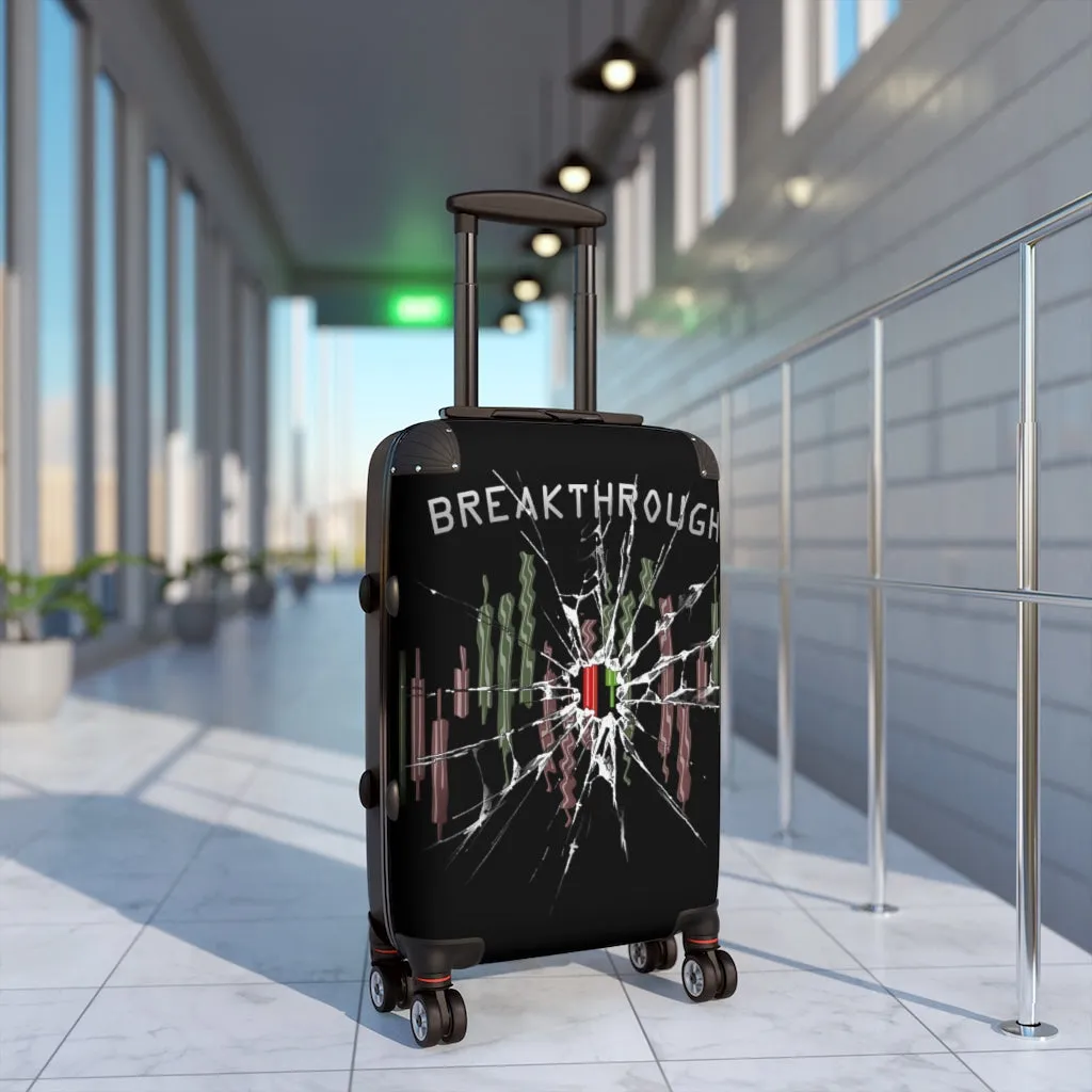Breakthrough Candlesticks Broken Glass Cabin Suitcase