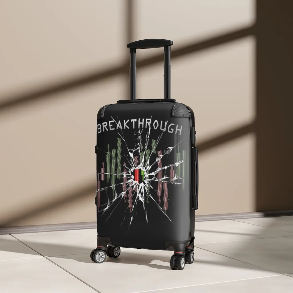 Breakthrough Candlesticks Broken Glass Cabin Suitcase