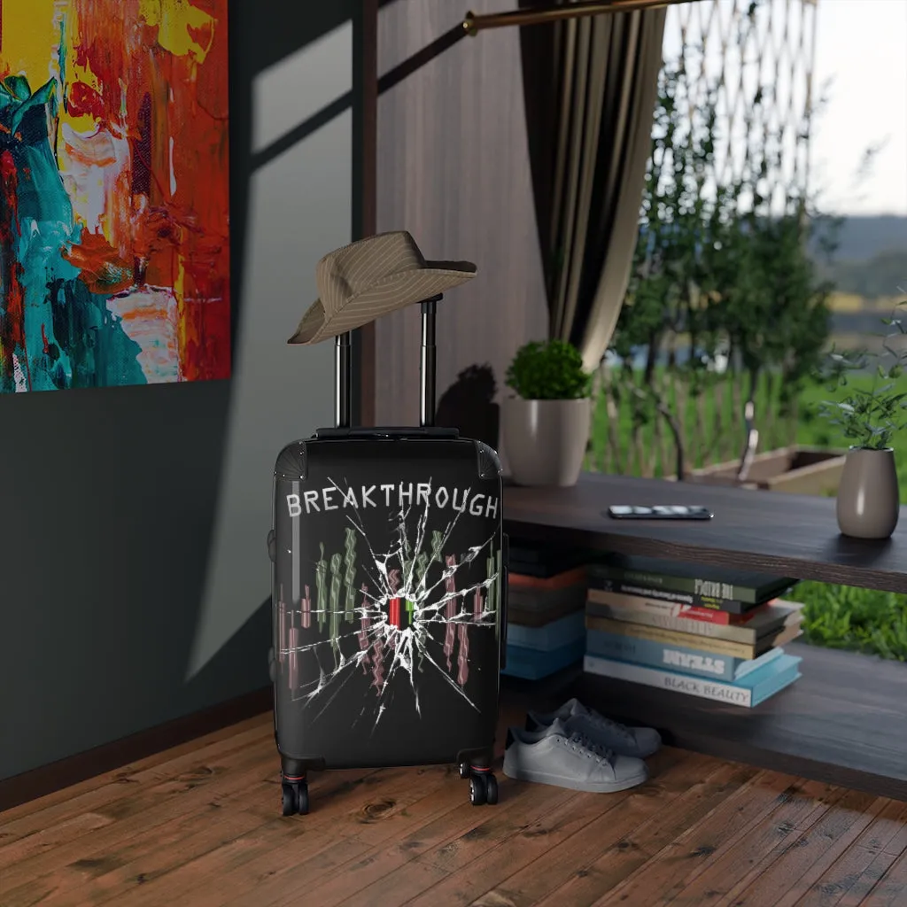 Breakthrough Candlesticks Broken Glass Cabin Suitcase