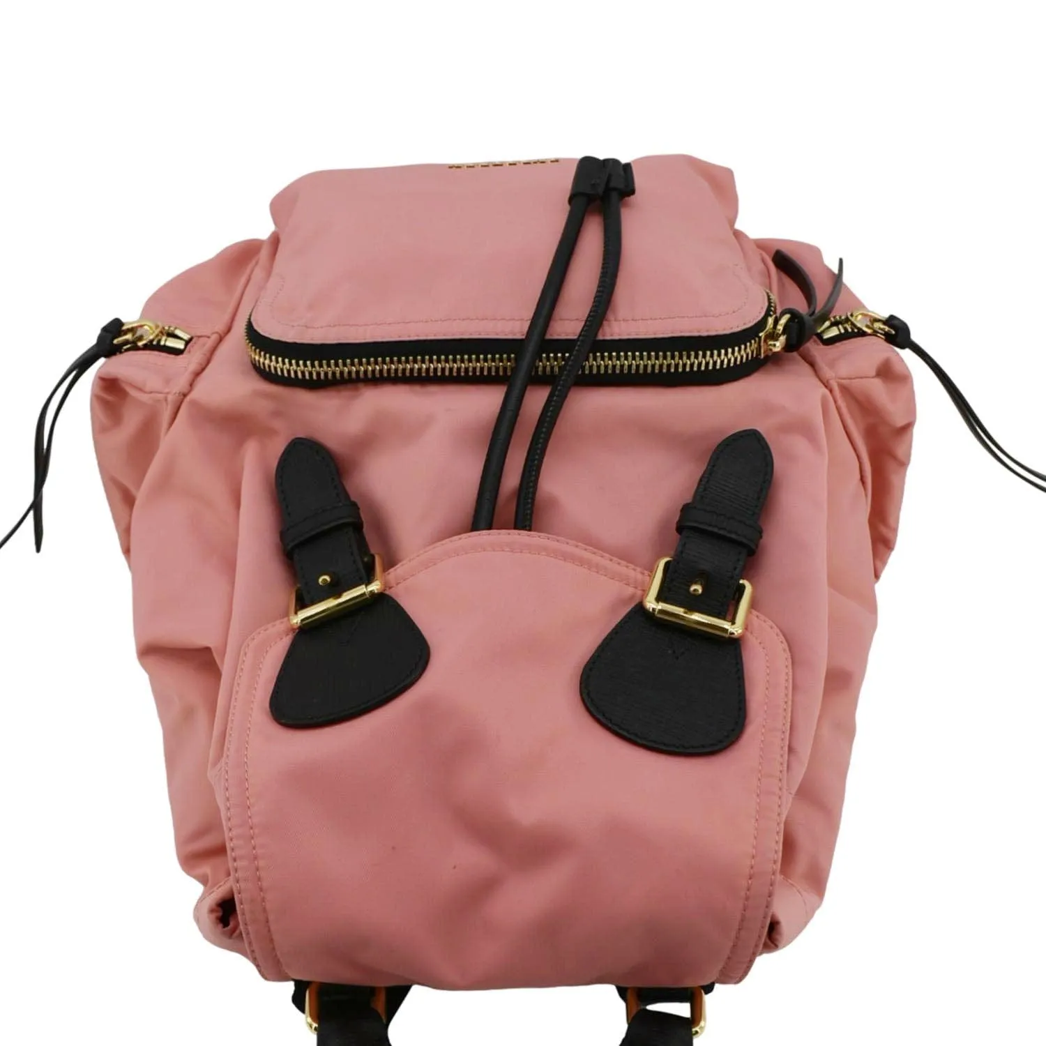BURBERRY Technical Rucksack Nylon Backpack Bag Pink
