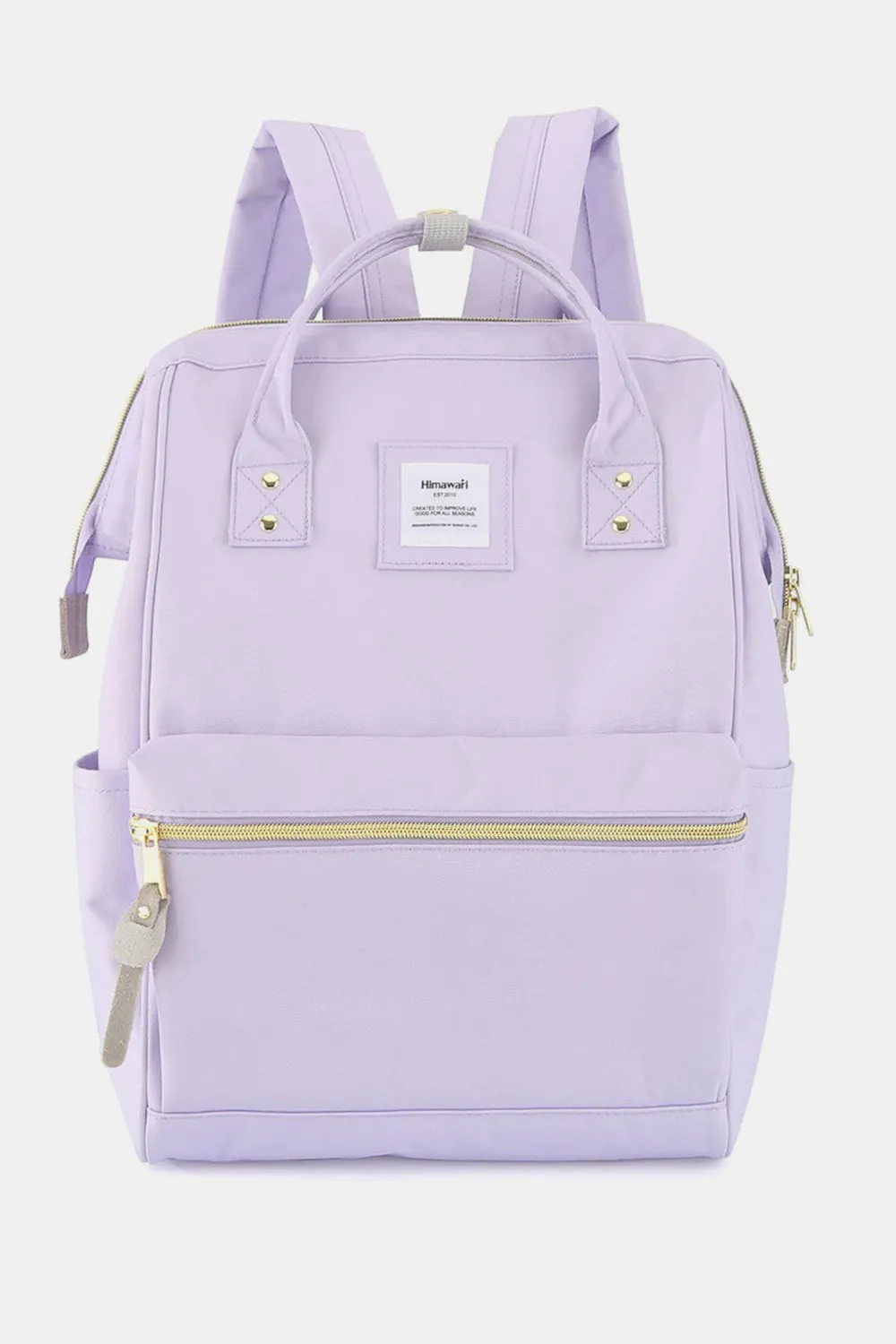 Canvas Backpack with Side Pockets