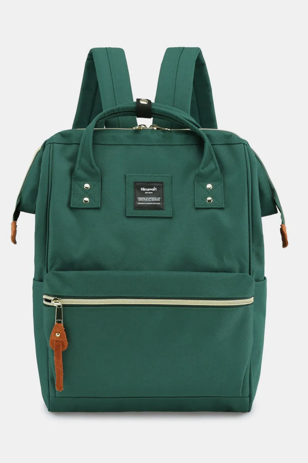 Canvas Backpack with Side Pockets