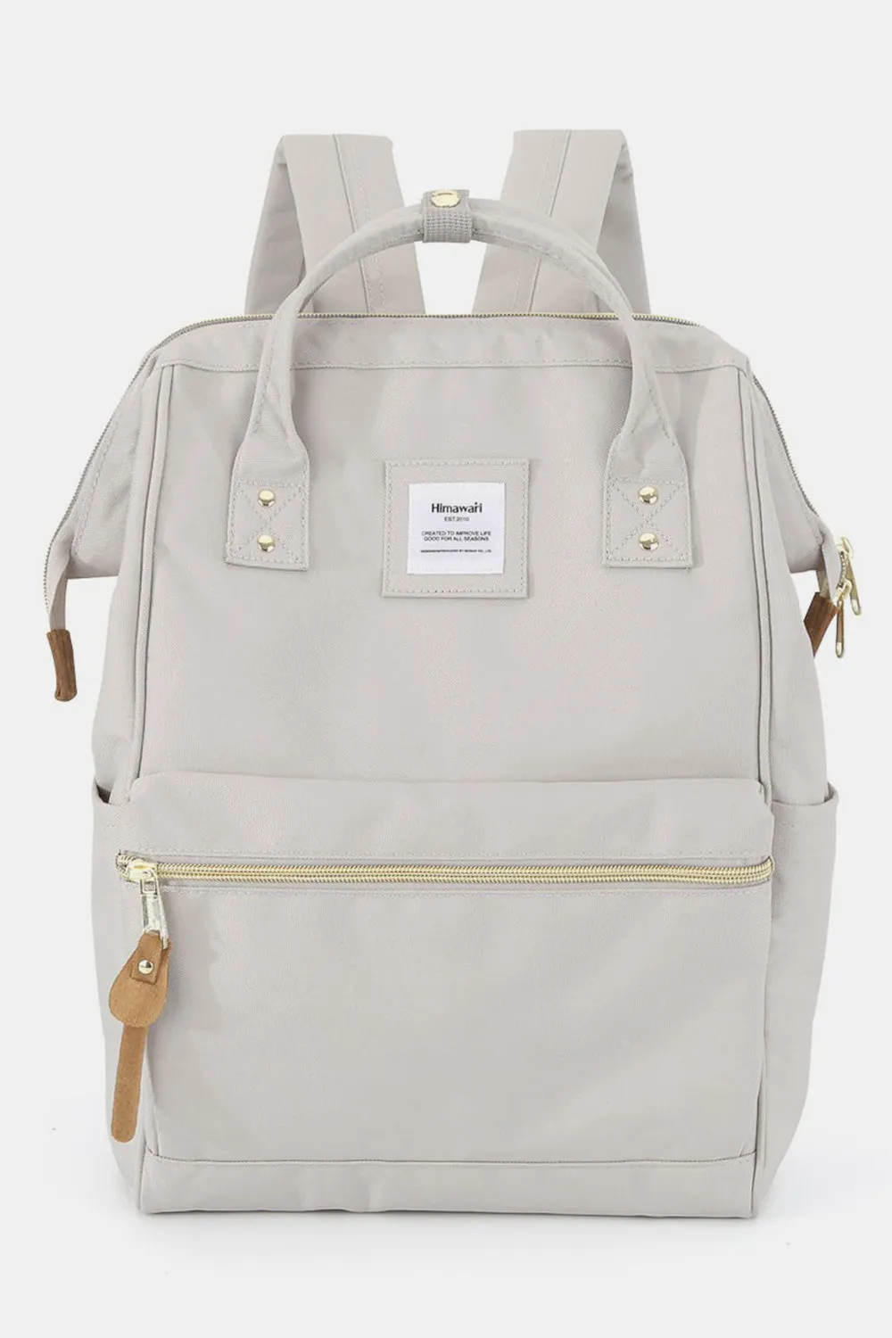 Canvas Backpack with Side Pockets