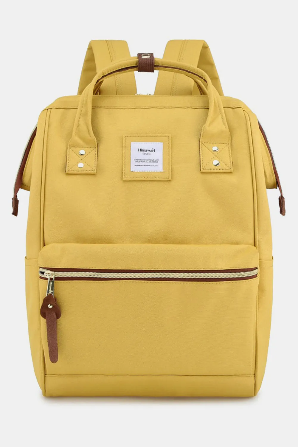 Canvas Backpack with Side Pockets