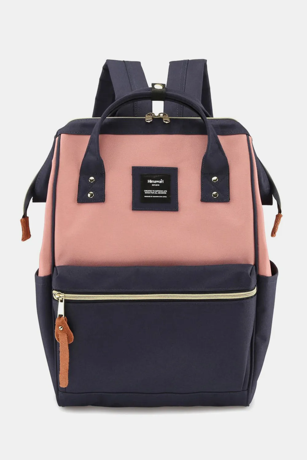 Canvas Backpack with Side Pockets