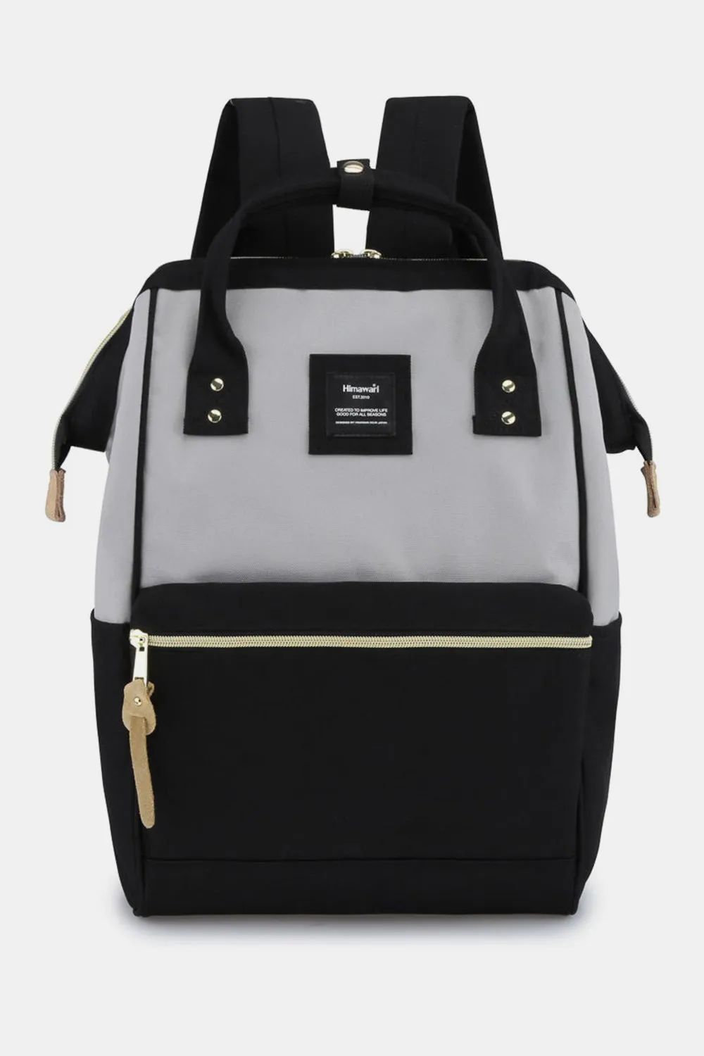 Canvas Backpack with Side Pockets