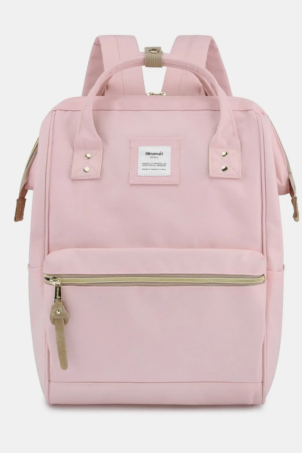 Canvas Backpack with Side Pockets
