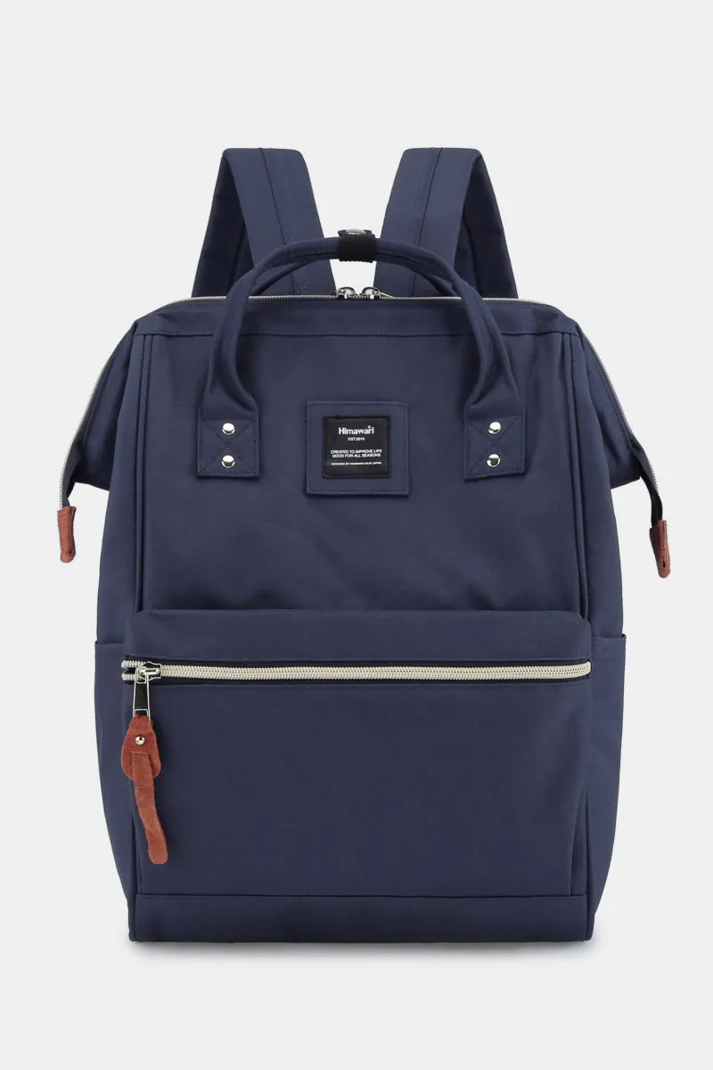 Canvas Backpack with Side Pockets