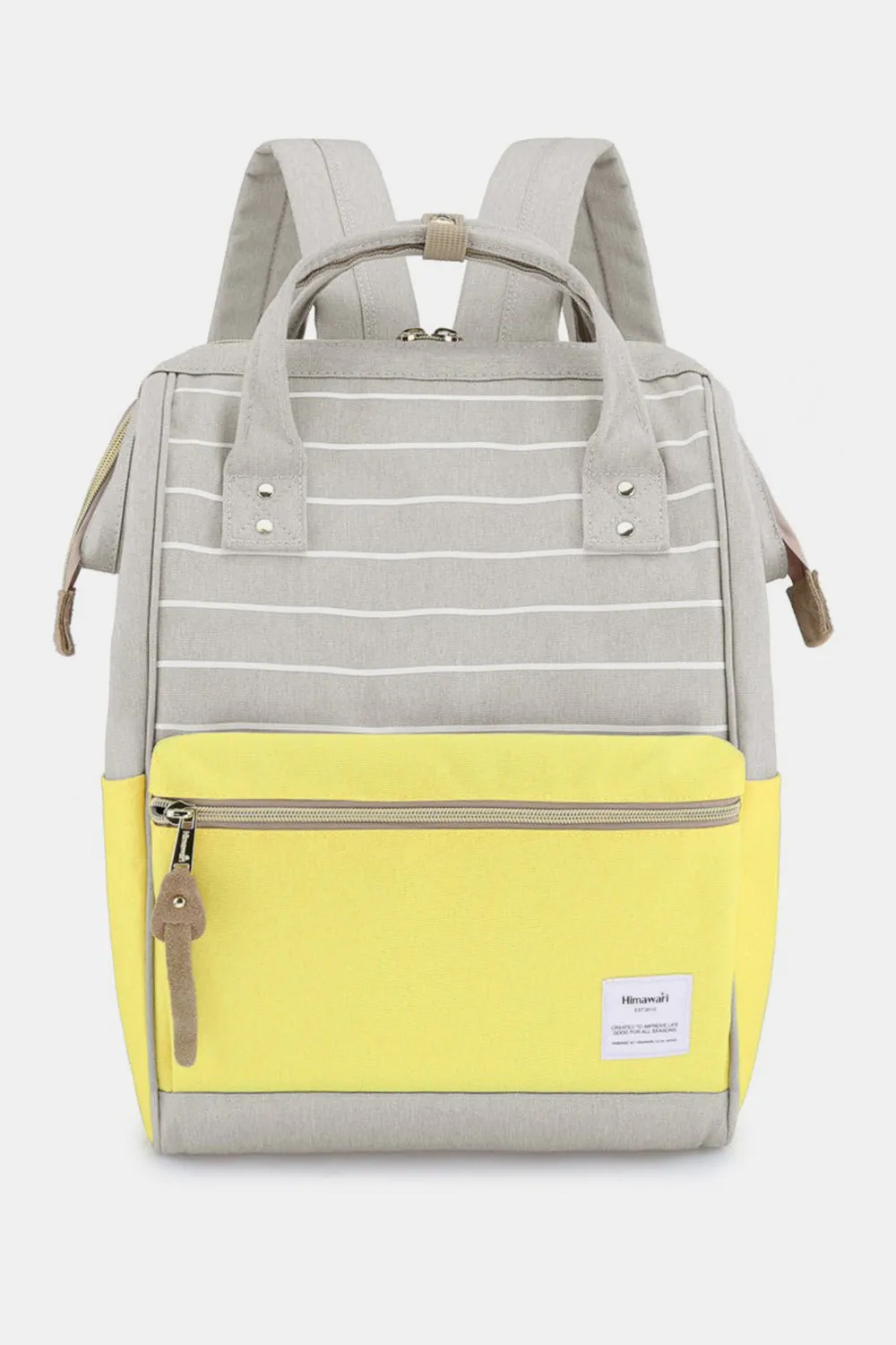 Canvas Backpack with Side Pockets