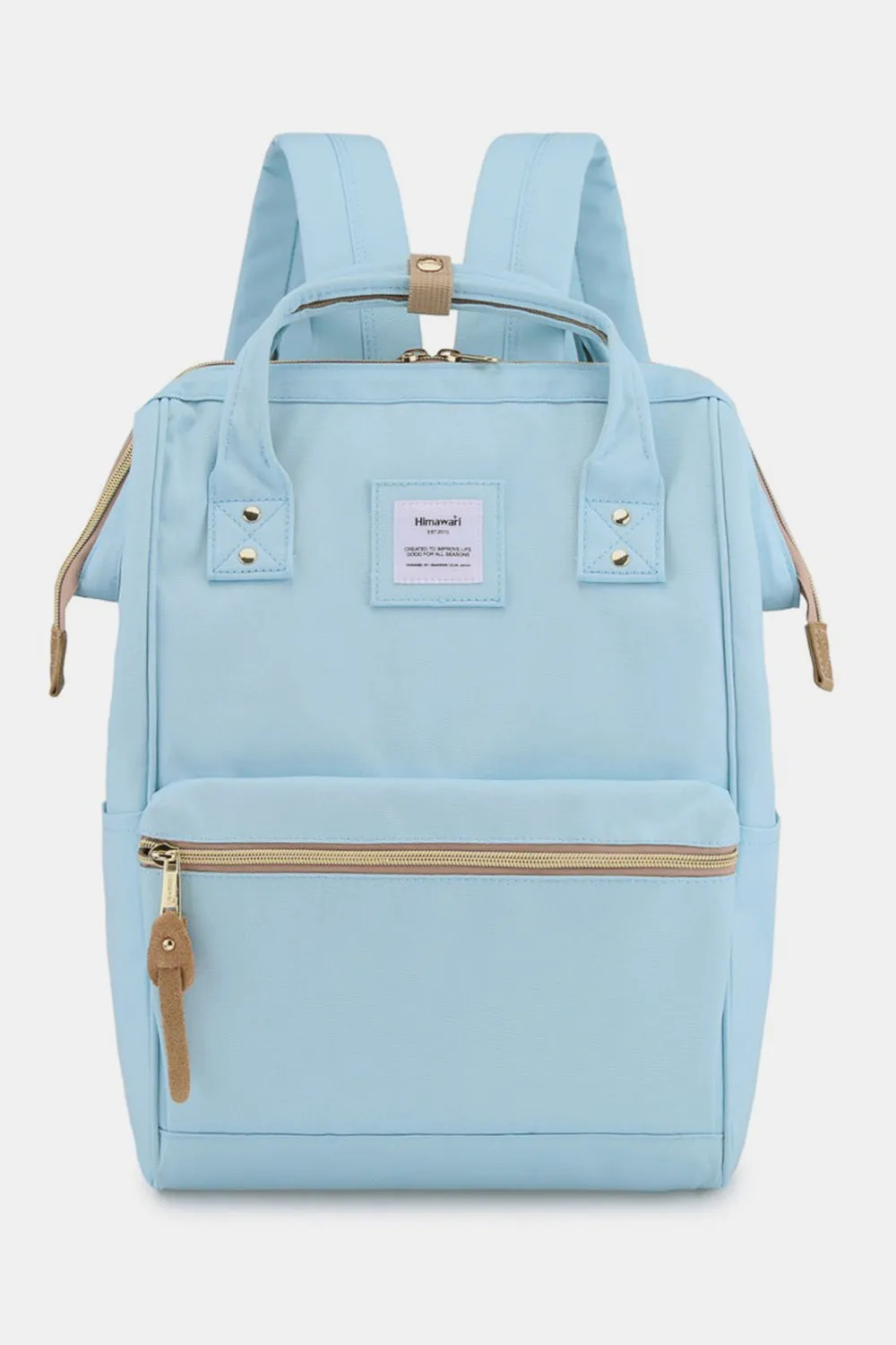 Canvas Backpack with Side Pockets