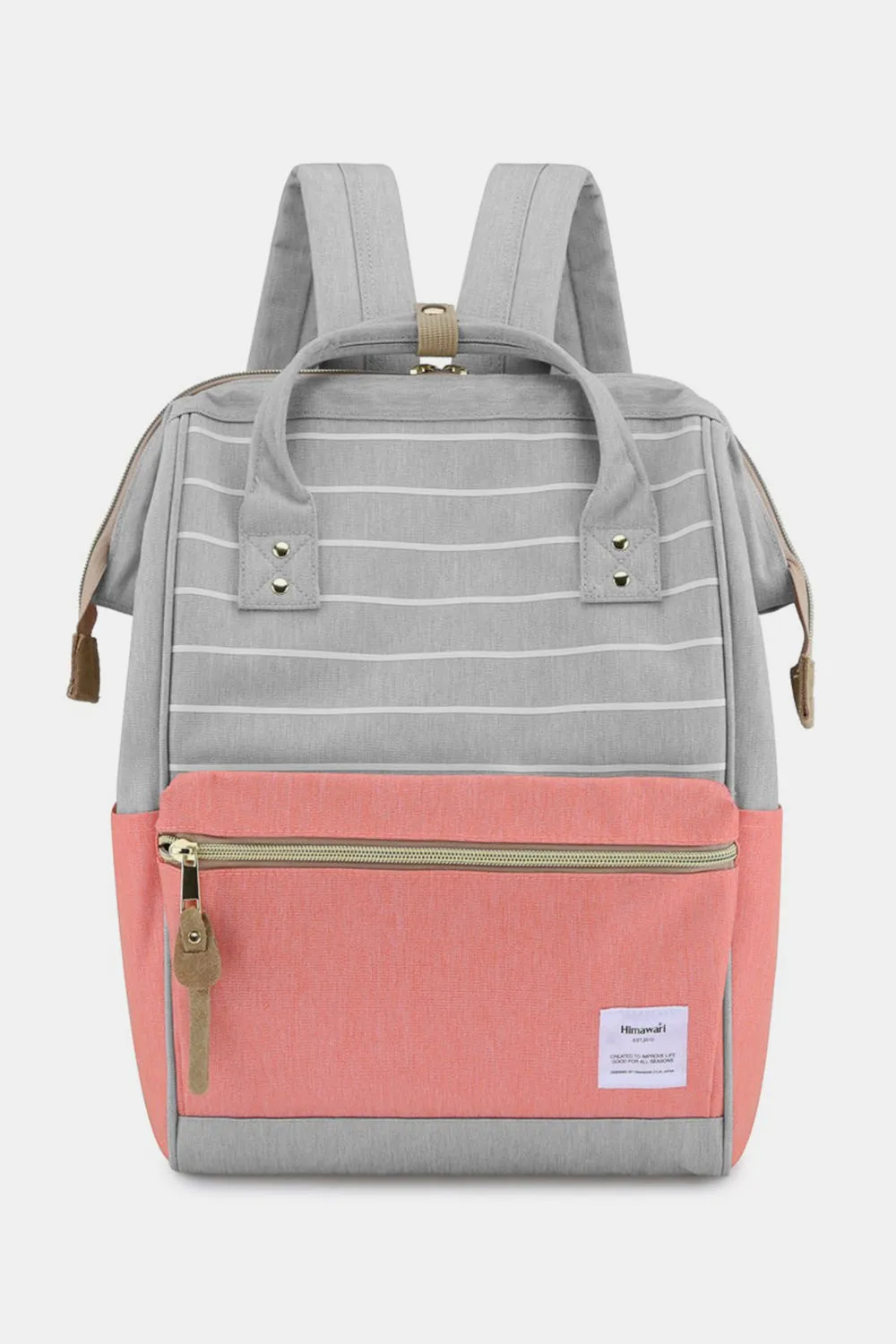 Canvas Backpack with Side Pockets